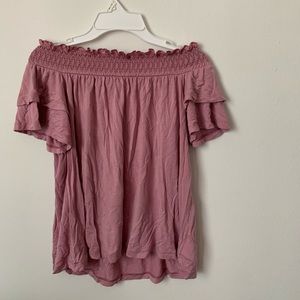 Off shoulder top!